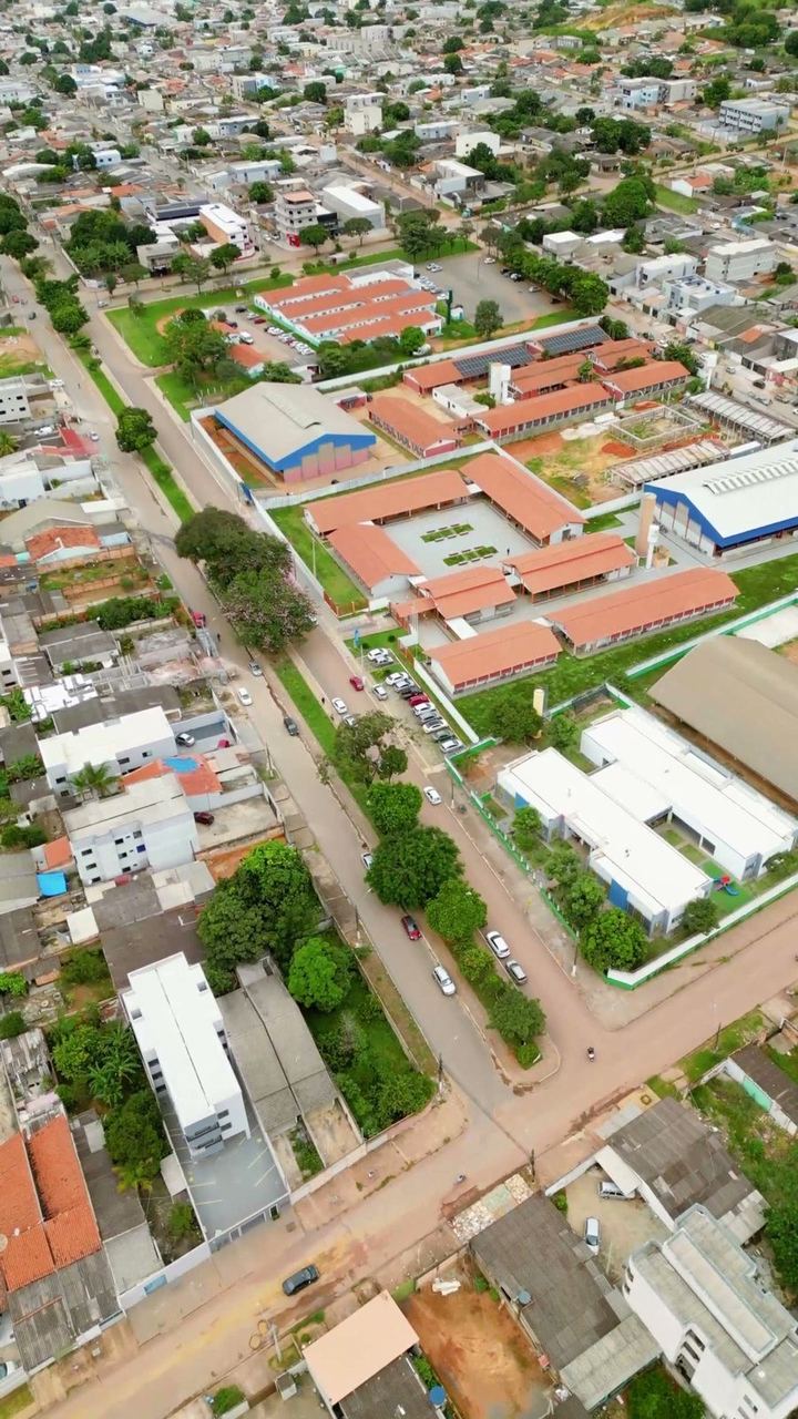 Jardim do Ingá visto de drone
