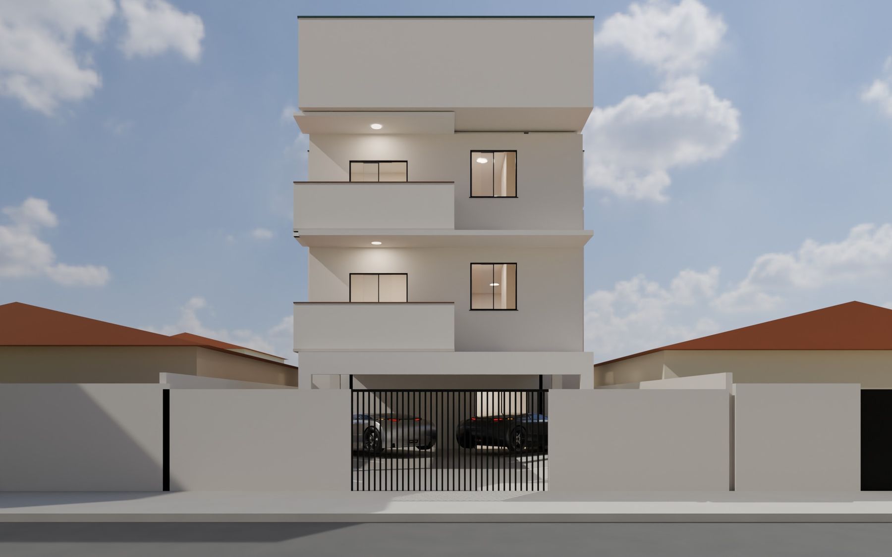 Fachada do Residencial Jardins I